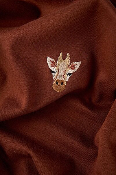 WWF Market Μπλουζάκι Giraffe Premium - Καφέ