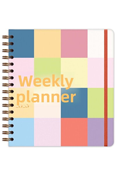 Matt Notebook 2026 Седмичен квадратен дневник - 12 месеца