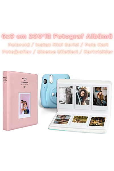 Trendfone Instax Mini Serisi Için 64 Fotoğraf Kapasiteli Albüm