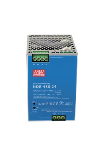 Meanwell Sursă de alimentare în comutație, 24V / 20A, șină DIN - MEAN WELL NDR-480-24