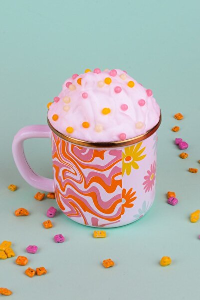 EMAYlab Retro Hippie Enamel Mug