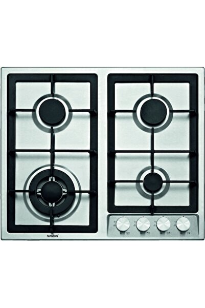 Samus Built-in hob PSG-64SX1, 4 gas burners, Safety system, Cast iron grates