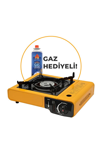 Onetick Fischer Tekli Portatif Çantalı Kamp Ocağı Stop Emniyetli