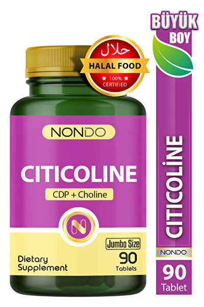 Nondo Sitikolin 90 Tablet ( Jumbo Boy Citicoline Fosfotidikolin )