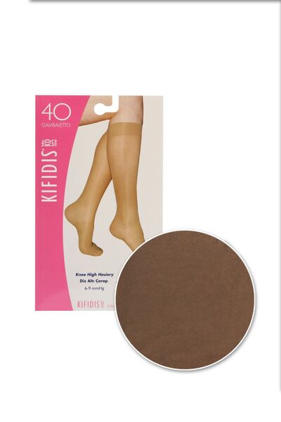 Kifidis 40 Denye Dinlendirici Diz Altı Çorabı - 8-10 mmHg Hafif Destek Çorabı...