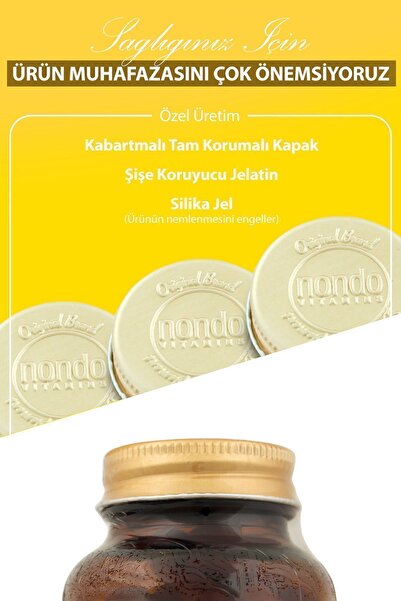 Nondo Vitamin B Complex 30 Capsules (Vitamin B B1 B2 B3 B5 B6 B12 Vitamin Leri)