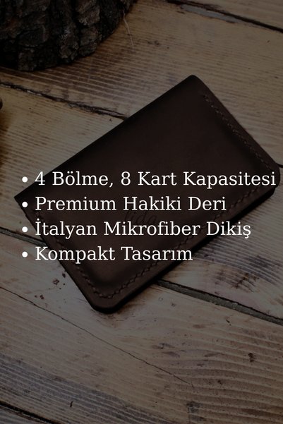 luvo Handmade Genuine Leather Card Holder Italian Stitching Premium Genuine Leather Double Color