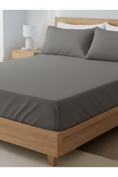 BEYLİNİ Elastic Bed Sheet Set with Pillowcases Cover Cotton Durable Tear-Resistant Single Double Size