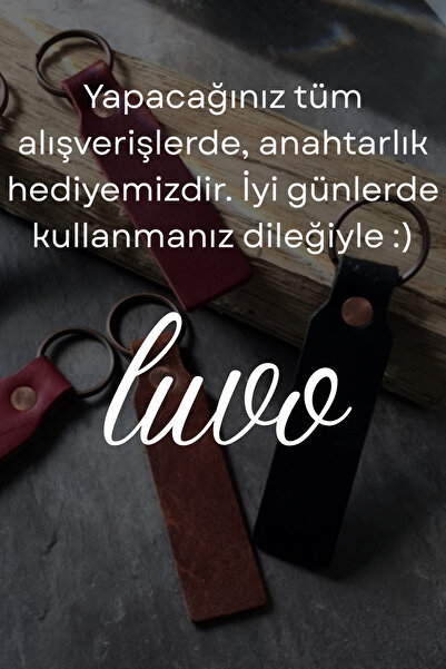 luvo GERÇEK DERİ TÜTÜN ÇANTASI İTALYAN DİKİŞ TÜTÜNLÜK KOYU KAHVERENGİ