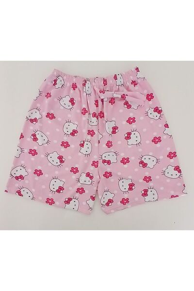 BUKADINCA Hello Kitty Desenli Yazlık Şort- BK1010007