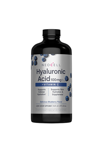 Neocell Hyaluronic Acid plus C Liquid (Delicious Blueberry Flavor), 16 fl oz (473 mL)