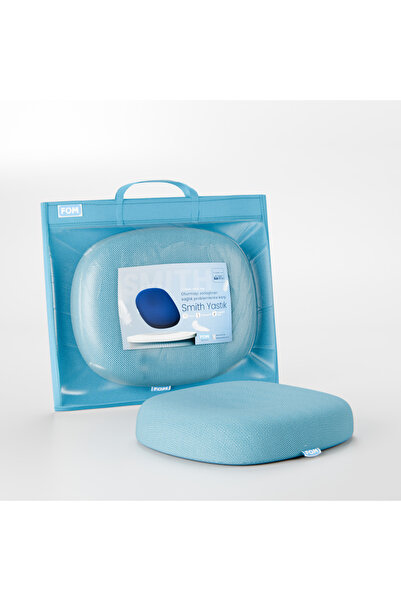 Genel Markalar Smith Visco Konforlu Ve Rahatlatıcı Oturma Simidi Yastık, Ortopedik, 45 X 44 X 8, Açık Mavi
