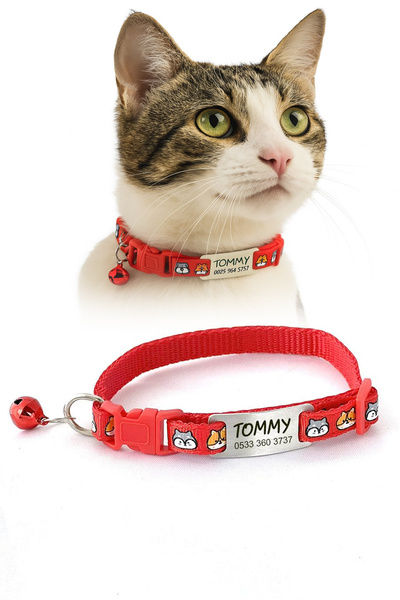 dekoliva Bob Sallanmayan Kedi Tasması Metal Isimlikli
