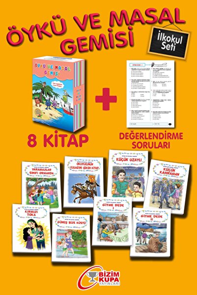Tandem Yayınları Öykü Ve Masal Gemisi 3. Ve 4. Sınıflar Için 8 Kitap Kutulu Set