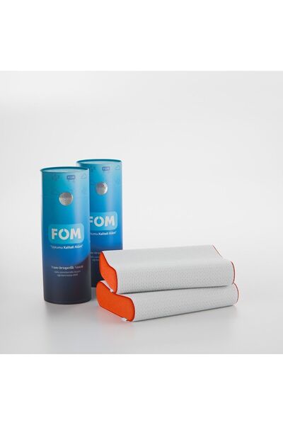 FOM 2'li Mini Flex Visco Çocuk Ve Seyahat Uyku Yastık Kampanyası, Ortopedik, ...