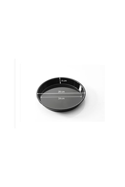 Genel Markalar 28 Cm Yuvarlak Yanmaz Sağlıklı Emaye Fırın Tepsisi
