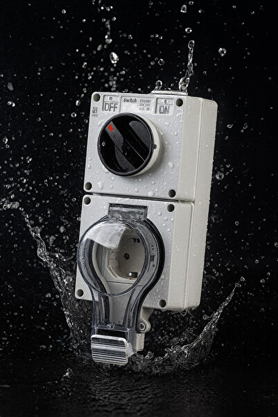 Nexo Su Geçirmez Şalterli priz (IP 66)