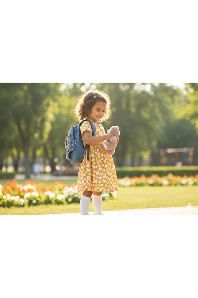 Lapiri Peluş Ayıcık Figürlü Çocuk Sırt Çantası - Sevimli Okul & Ana Okul & Günlük Çanta