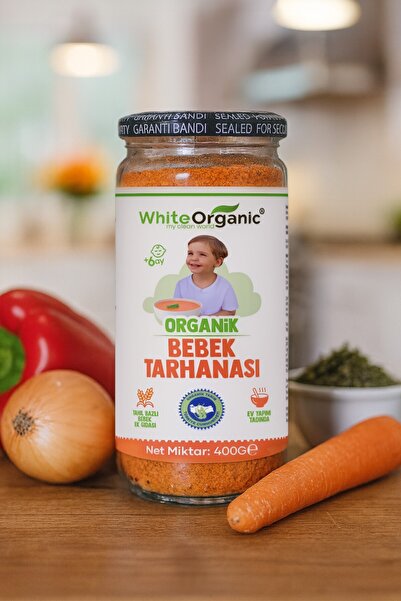 White Organic Organik Bebek Tarhanası 400 Gr +6 Ay Pestisit Raporlu