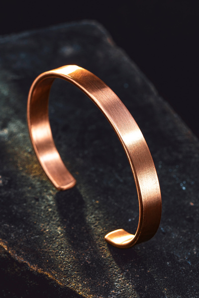 Otto Man Steel Jewelry Erkek Kadın Saf Bakır Bileklik Kişiselleştirilebilir D...