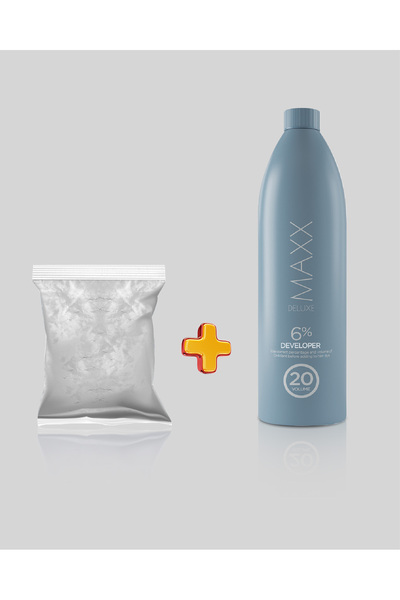 MAXX DELUXE 2'li Paket Oryal Gri 500 gr - Oksidan 1000 ml 20V