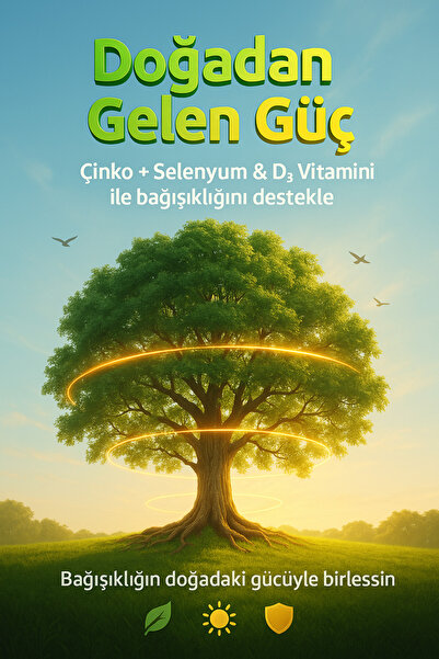 VİTASENT Immune Support Pack – Energy and Healthy Immunity with Vitamin D3, Selenium & Zinc