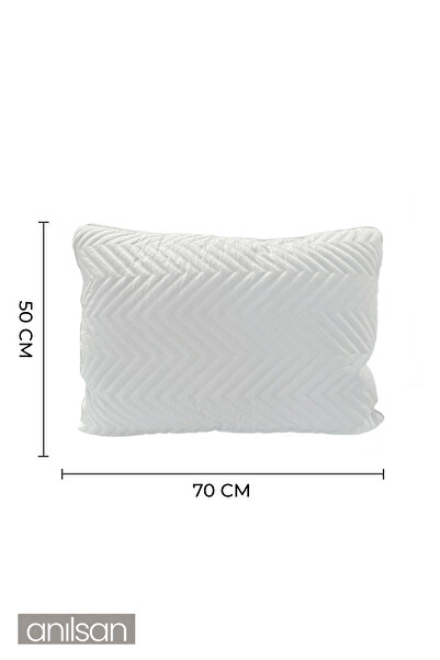 Anılsan Κλιματιζόμενο Ορθοπεδικό Μαξιλάρι - Μαλακό και Αεριζόμενο 50x70 cm, 800gr Premium Σιλικόνη