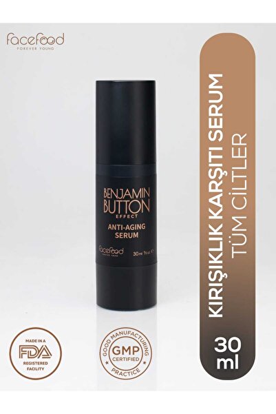 Benjamin Button Effect Anti-aging Serum 30ml, Yaşlanma Karşıtı, Nemlendirici, Sıkılaştırıcı Serum
