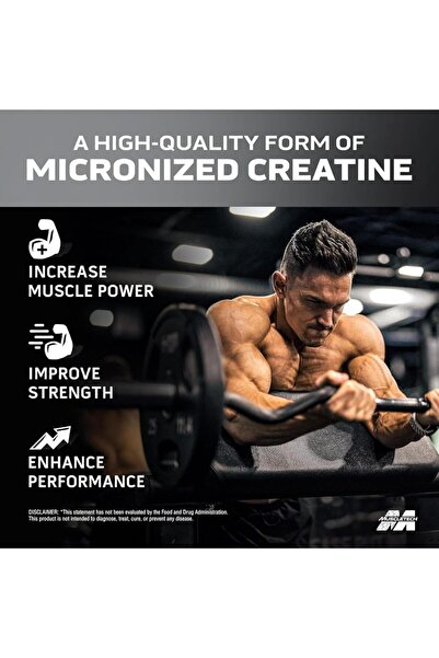 MUSCLETECH Platinum 100% Pure Micronized Creatine Monohydrate for Muscle Strength – Unflavored(400g)