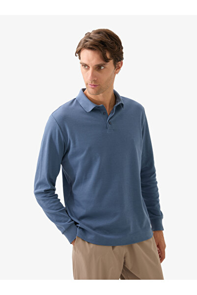 Blackspade Ανδρικό μπλουζάκι με λαιμόκοψη πόλο 40819 - Μπλε