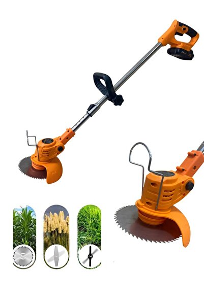 KRAFT HART Şarjlı Çim Biçme Makinesi Teleskopik Uzatma Kollu Çim Dal Ot Biçme Şarjlı Tırpan Makinesi