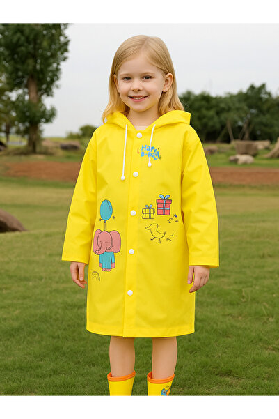 Casabony Yellow Unisex Children's Raincoat