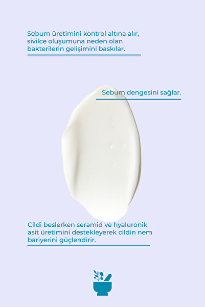 COSMED Yağlı/Karma Ciltler İçin Matlaştırıcı Etkili Krem/MATIFYING & REBALANCING CREAM 40ML