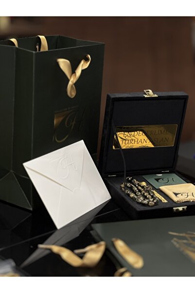 COLLECTION OF ROSARY SERTİFİKALI ALTIN YAPRAK PARÇACIKLI ALTIN KAPLAMA 925 AYAR GÜMÜŞ PÜSKÜLLÜ TESBİH