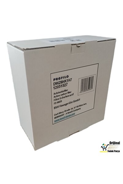 Profilo DVK6J669/01 Davlumbaz Karbon Filtre 12051527 DWZ6HK1H7 2li 1Takım Bacasız Aspiratör Kömür Filtresi