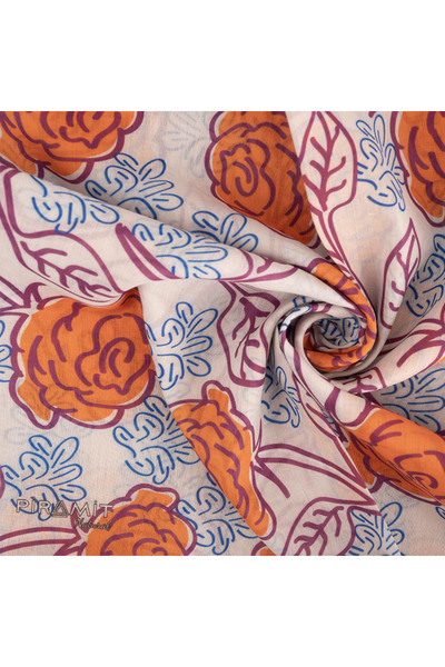 PİRAMİT Φουλάρι με φυσικό σχέδιο