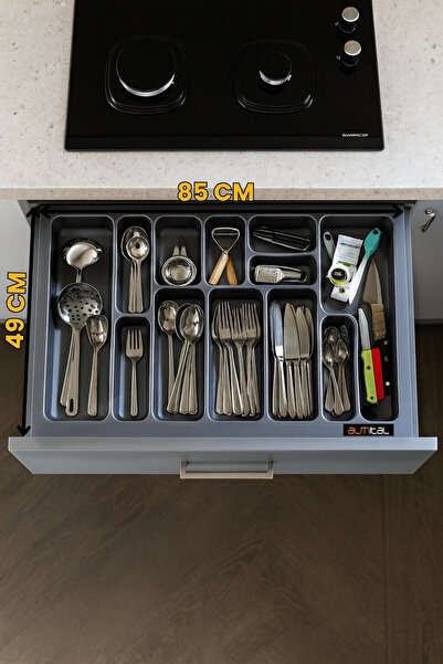 aydın mobilya aksesuarları Çekmece Içi Kaşıklık 86x49 Ücretsiz Kesim -- 80x40...