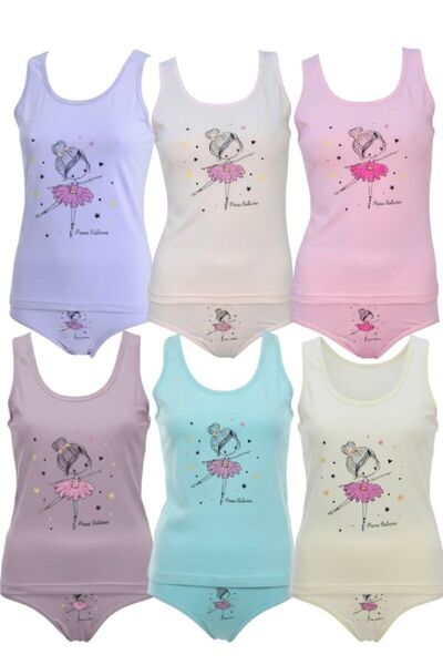 MrrMajestic Σετ μπόξερ για κορίτσια 6 συσκευασιών