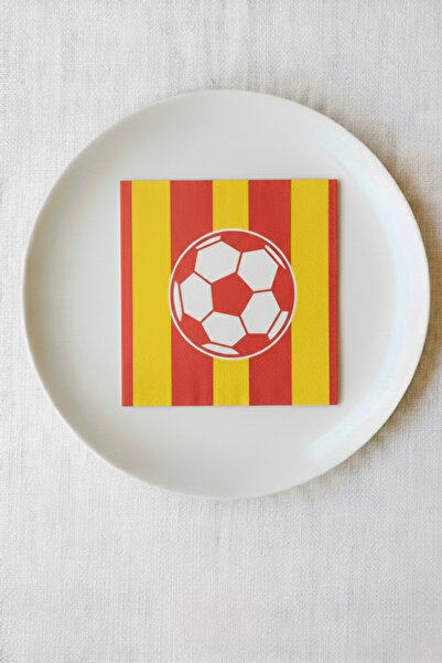 LOLLY PARTY 16 Διακοσμητικές χαρτοπετσέτες με στάμπα Galatasaray