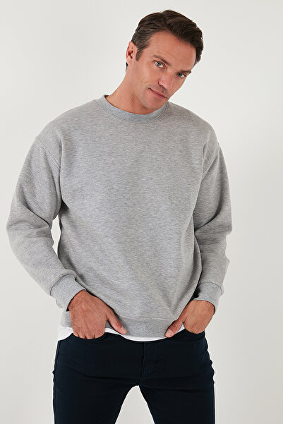 Buratti Ανδρικό φούτερ Regular Fit Crew Neck με λουράκια, συσκευασία 2 τεμαχίων SWEAT 5905255S2