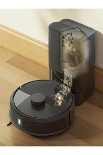 iRobot Roomba 105 Combo AutoEmpty Robot Süpürge ve Paspas (Siyah)