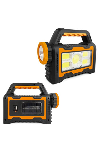 t10er Felinar solar interactiv S-8030-B, 1200 lumeni, 83+1 LED, USB și încărcare solară