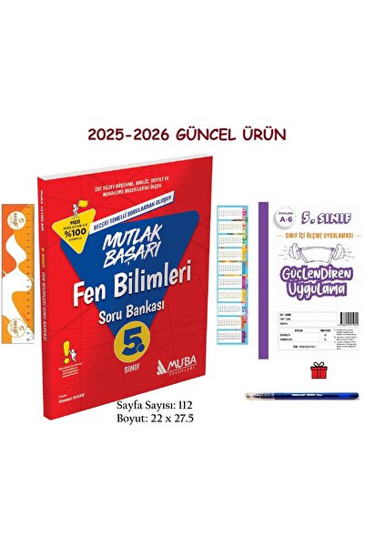 Muba Yayınları MB 5. Sınıf Fen Bilimleri Soru Bankası 2025-2026 ve Pat-Pro Ma...