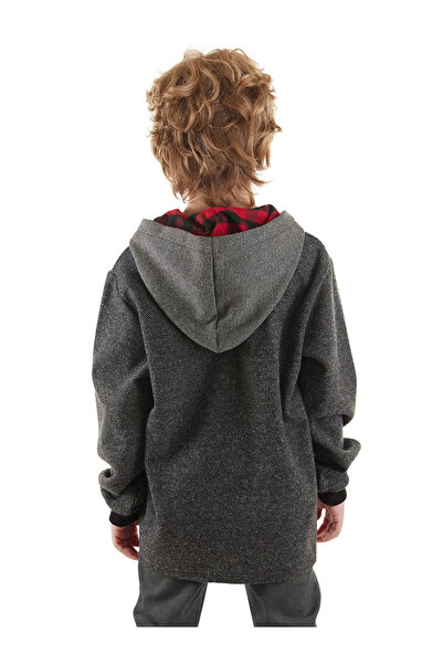 Denokids Дино суитшърт с качулка за момче