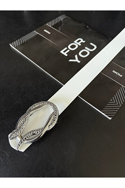 Fiori Curea pentru pantaloni pentru femei Snake Silver Buckle, centură pentru...