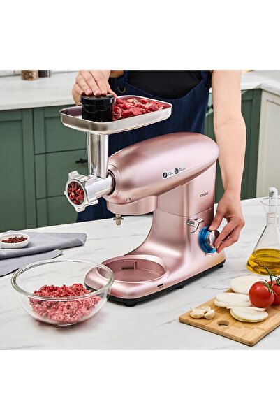 Karaca Kıyma Çekme Aparatlı Stant Mikser - Hamur Yoğurma, Sucuk-sosis/içli Kö...