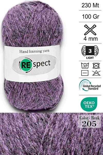 Respect 100gr-230mt Soft Akrilik Yün- Bebe İpi- 205
