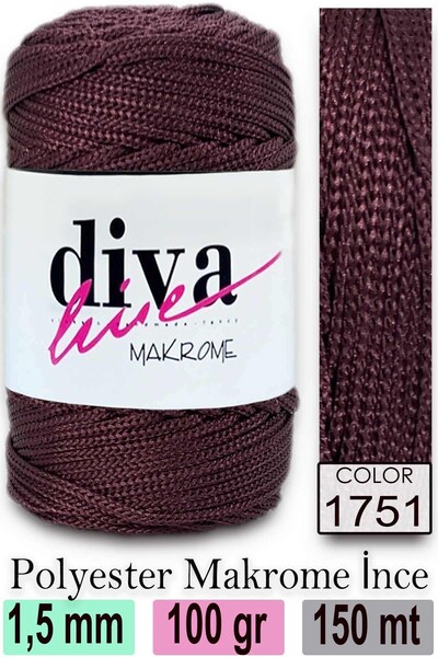 Diva İplik خيط ديڤا مكرامية 1751