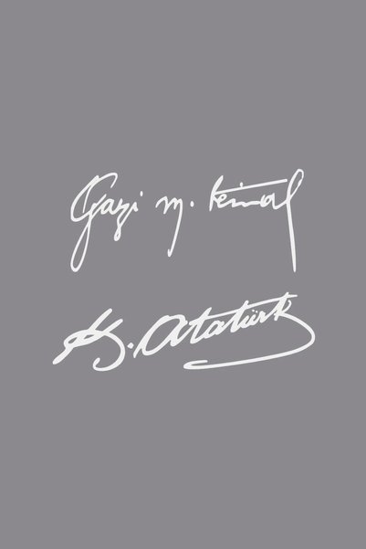 pınaxar Gazi M.Kemal Atatürk Signature Custom New Sticker 15*6 cm