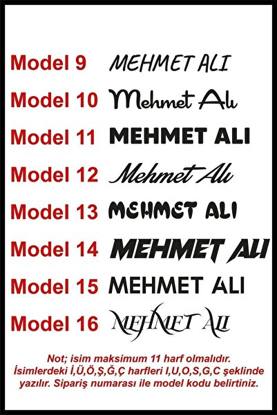 habune Isim Yazı Araba Sticker Çıkartma Oto Sticker Araba Yazı Sticker